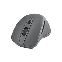 BlueDiamond Track Comfort Wireless Mouse - Grey-Wireless Connectivity: Freedom to connect either wirelessly with Bluetooth or 2.4G USB receiver, or plug in via USB-C cable connection