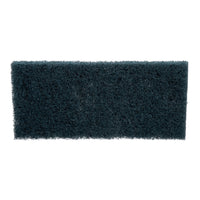 3M Doodlebug Blue Scrub Pads - 4.6" x 10" - 10 Pack-The coating evenly distributed throughout each pad reduces the number of knots and clumps