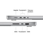 Apple - Portatif MacBook Pro 16 po - M4 Pro - SSD 512 Go - Mémoire unifiée 24 Go - Argent - Français-Caméra et audio de pointe: Un son limpide et un cadrage toujours parfait grâce à la caméra 12MP Center Stage, aux trois micros de qualité studio et aux six haut-parleurs avec Audio spatial prenant en charge de Dolby Atmos