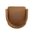 Manhattan Comfort Tremont 22.8" Modern Leatherette Upholstered Dining Arm Chair - Saddle - Set of 2-24.4" L x 21" W x 33.9" H