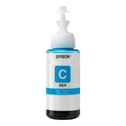 Epson T664 Ink Bottle - Standard Capacity - Cyan-Added convenience - go longer between refills