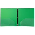 JAM Paper - Classeur en plastique de 2 -5 cm - vert - 3 anneaux-Quantité : Vendu individuellement | Conçu pour durer longtemps et résister aux déchirures ou aux pliages, facile à nettoyer.