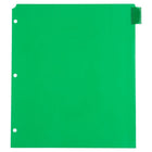 JAM Paper Plastic Index Tab Dividers - 8 Tabs - Assorted Colours - 6 Pack-5