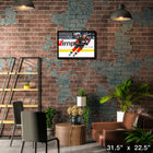 Ryan Getzlaf Anaheim Ducks - Framed Canvas - 31" x 22"-Officially licensed by the NHL and NHLPA