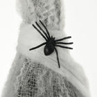 HOMCOM 55.9" Animated Hanging Mummy with Spider Web Halloween Decoration-Colour: Grey 