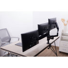 Uplite Triple Monitor Mount Arm Pole Height Adjustable Stand for Three Screens 17" - 27"-Pole height - 433mm (17")