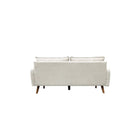 Brassex 3-Seater Jodie Sofa - Beige-100% polyester fabric cover