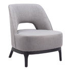 Zuo Mistley Accent Chair - Grey-Assembly required