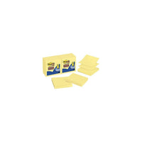 Post-it - Feuillets super collants en éventail, jaune canari, 3 po x 3 po, 540 feuilles, paq./6 blocs-Parfaits pour la vie éffrénée d'aujourd'hui  