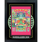 Guadalajara 2026 FIFA World Cup - Photoglass Framed - 20" x 26"-Officially licensed FIFA World Cup 2026 host city poster