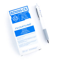 Pentel Floatune Retractable Advanced Rollerball Pen - 0.5 mm - Blue Ink - 12 Pack-The unique ink formula reduces feelings of scratchiness