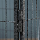 PawHut Heavy Duty 4 Panel Dog Playpen - Black-Suitable for indoor and outdoor use 
