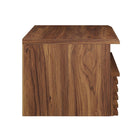 Modway Render Wall-Mount Nightstand - Walnut-Wall-Mount Design