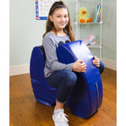 Bouncyband Sensory Soft Squeeze Seat-DURABLE: Made of high-quality polyurethane foam and a thick heavy-duty vinyl
