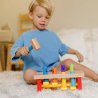 Melissa & Doug, Banc à marteler de luxe - Jouet en bois avec maillet-Fabrication en bois durable