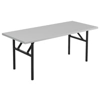 Uncaged Ergonomics Heavy-Duty Aluminum Folding Table - Lightweight - Supports 3000lbs - 72"-Sanitary, strong and built for heavy daily use in restaurants, cafeterias and hospitals