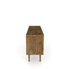 Manhattan Comfort Liberty 53.14" TV Stand, Rustic Brown/3D Brown (200AMC97)-Includes 2 Media Holes for Wire Management.