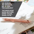 Sharpie - S-Gel stylo gel Rétractable avec 1 recharge d'encre en prime, corps métallique cuivré, pointe moyenne (0,7 mm), encre noire-La technologie sans tache, bavure ou coulure permet à l’écriture de rester propre