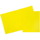 JAM Paper Eco 2-Pocket School Folder - Yellow - 6 Pack-JAM Paper POP Folders | Colour: Yellow