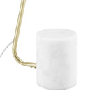 Modway - Ayla Base en marbre Lampe sur pied, Laiton en satin-8