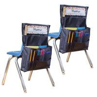 Teacher Created Resources Black Chair Pocket - 2 Pack-Organize supplies with this convenient storage solution
