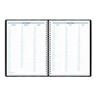 Blueline 2026 Timanager 13-Month 5-Day Weekly/Monthly Planner - 10-1/4" x 7-5/8" - Black - English-Extra bonus pages include: dedicated notes and contacts section