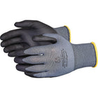 Superior Glove Works Ltd. Dexterity Palm Coated Gloves, Medium/8, Foam Pvc Coating, 13 Gauge, Nylon Shell - 12 Pack-Coating Foam PVC