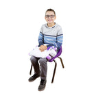 Bouncyband - Coussin sensoriel lavable en peluche pour genoux, licorne-CONFORT SENSORIEL : Le soulagement sensoriel thérapeutique est bénéfique pour tous les enfants, y compris ceux atteints de TDAH, d'autisme et de troubles du traitement sensoriel
