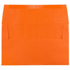 JAM Paper A10 Coloured Invitation Envelopes - 6 x 9.5 - Orange Recycled - 50 Pack-These envelopes are great for sending invitations, greeting cards, RSVP's, thank you cards, gifts for birthdays, graduations, holidays and more
