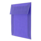 JAM Paper - Enveloppes d'invitation carrées en vélin translucide - 5,5 po x 5,5 po - Bleu primaire - paquet de 25 (PACV507)-Taille: 5 1/2 x 5 1/2 pouces