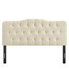 Modway - Annabel Mélange de lin premium Tête de lit King, Lin-Assemblée requise