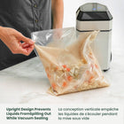 Instaseal Food Vacuum Sealing Bags Set - 2 Rolls and 30 Pre-Cut Bags-BPA-Free and Food-Safe Materials: Crafted from high-quality, BPA-free plastic, ensuring safe storage for all your food items without compromising health.