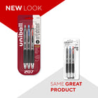 uni-ball 207 Retractable Gel Pens – 0.7mm – Assorted – 3 Pack-uni Super Ink entraps the gel ink in the paper, creating a strong bond that resists document fraud