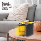 Handy Heater - Chauffage d'appoint électrique portable en céramique à chaleur instantanée de 1200 W-Design compact et portable de chauffage d'appoint : ce petit chauffage électrique portable et léger se place partout à l'intérieur - chambre, bureau, cuisine ou salon - fournissant une chaleur instantanée personnelle partout où vous en avez besoin.