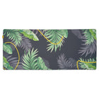 ONEofZERO Large Premium Desk Pad - Anti Slip Rubber Bottom - Lush Jungle Green-Tightly Woven Stitched Edges: For enhanced durability and to reduce fraying over time