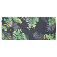 ONEofZERO Grand sous main premium - antidérapant fond en caoutchouc -  Lush Jungle green-Bords Cousus Serrés : Pour une durabilité accrue et pour réduire l'effilochage au fil du temps 