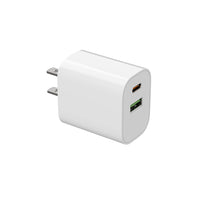 Evry 30W USB-A & USB-C Wall Charger - White-30W fast charging