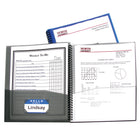 C-Line 8-Pocket Spiral-Bound Poly Portfolio, Assorted, 6 Pack (CLI33080)-Letter Size