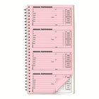 Blueline Telephone Message Book - 10-3/4" x 5-3/4" - French-Flexible white cover