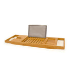 BIOS Living Bamboo Bathtub Caddy -Simplistic unit is extenable to fir the width of your tub 
