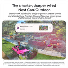 Google Nest Cam Outdoor Wired Camera (2nd Gen)-Know what’s up, on the spot.
With a Google Home Premium subscription, Nest Cam sends alerts with zoomed-in video previews of what happened, so you can see the event up close