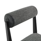 Modway Kai Fabric Dining Chair - Charcoal/Black-9
