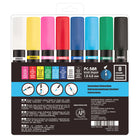 Uni POSCA Water-Based Paint Markers with Reversible Brush Tip - 1.0mm/4.0mm - Assorted - 8 Pack-ACMI-certified non-toxic paint is mixable, layerable, and dilutable