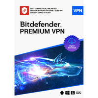 Bitdefender Premium VPN - 10 Devices - 1 Year [Digital Download] -Stay anonymouson the Internet Going incognito is not enough to stay anonymous. With Bitdefender Premium VPN, your real IP disappears completely, and it is impossible to link you with your online activities. We are proud to protect your right to privacy, and we keep no records of your browsing activity.