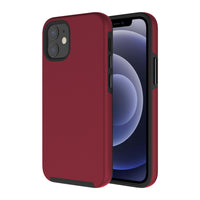 AXS PROTech Case for iPhone 12 mini - Burgundy-For Use With Apple iPhone 12 mini