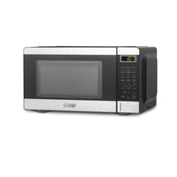 Commercial Chef 0.7 cu. ft. 700W Countertop Microwave - Stainless Steel-Powerful: When it comes to microwave ovens, our Commercial Chef 700 watt microwave (23.1 lbs.) is your solution to fast & delicious food. Microwave bacon, microwave pasta, & other delicious favorites!