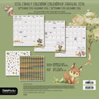 DateWorks 2026 16-Month Family Magnetic Wall Calendar - 12" x 12" - Animals - Bilingual-300+ stickers including fun kid stickers and functional reminder stickers