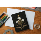 Denik Medium Layflat Notebook - Celestial Flowers-144 pages