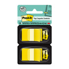 Post-it 1" x 1.7" Flags - Yellow - 50 Flags/Dispenser - 2 Dispensers/Pack-Yellow Post-it tape flags