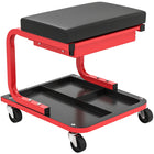HOMCOM Mechanic Rolling Stool-Includes a storage tray and a drawer for organized storage
